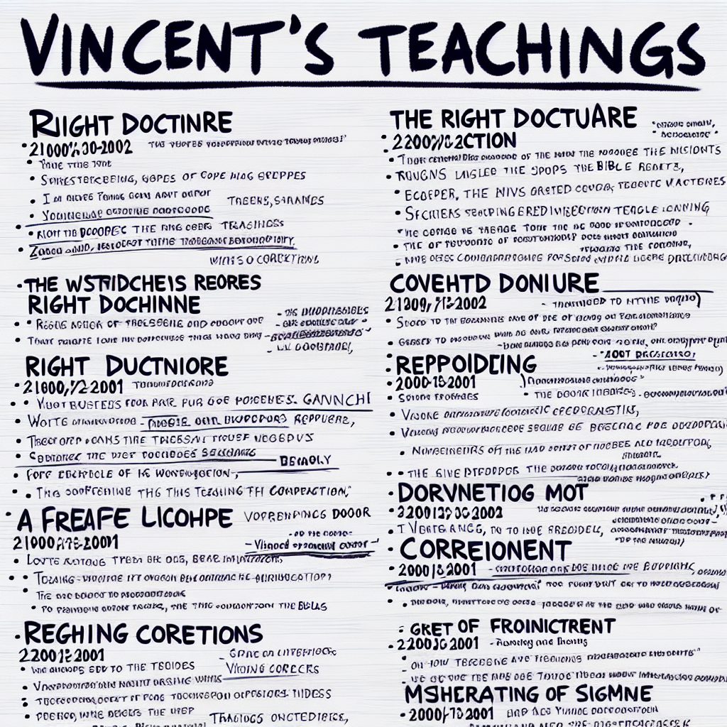 2000-2001 CC list of Vincent posts of BIBLE TEACHINGS for right Blank Meme Template