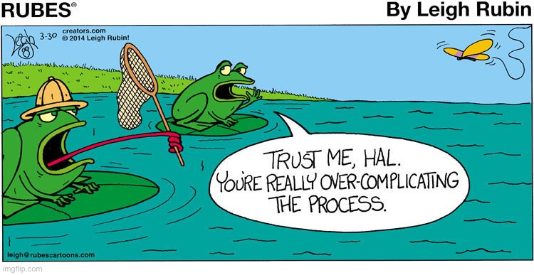 image tagged in comics,rubes,frogs,net,catching butterflies | made w/ Imgflip meme maker