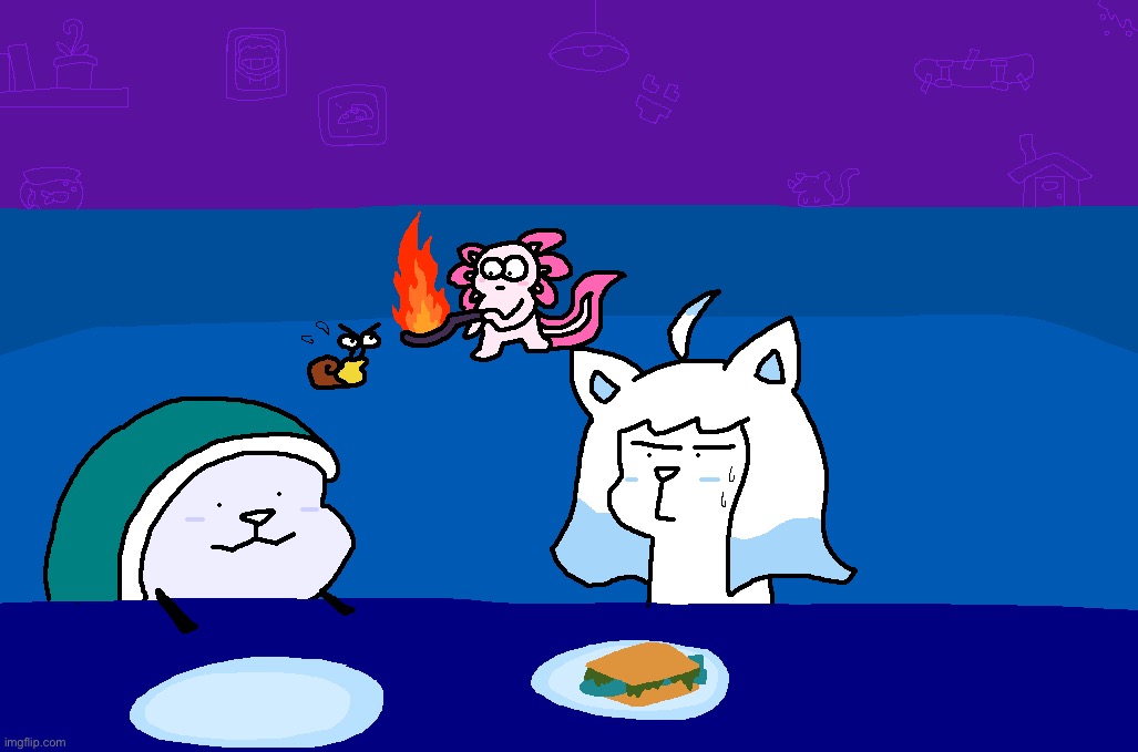 Dinner | image tagged in i drew this over one of those draw your squad memes | made w/ Imgflip meme maker