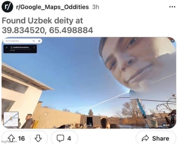 Uzbek Deity | made w/ Imgflip meme maker