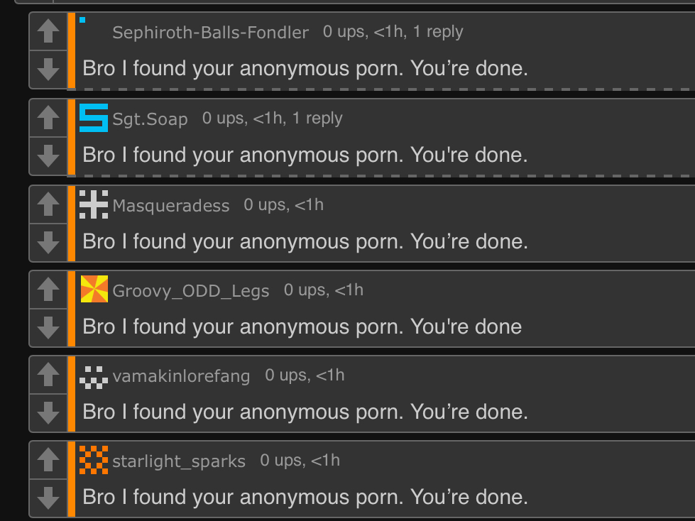 andrew found the anonymous porn Blank Meme Template