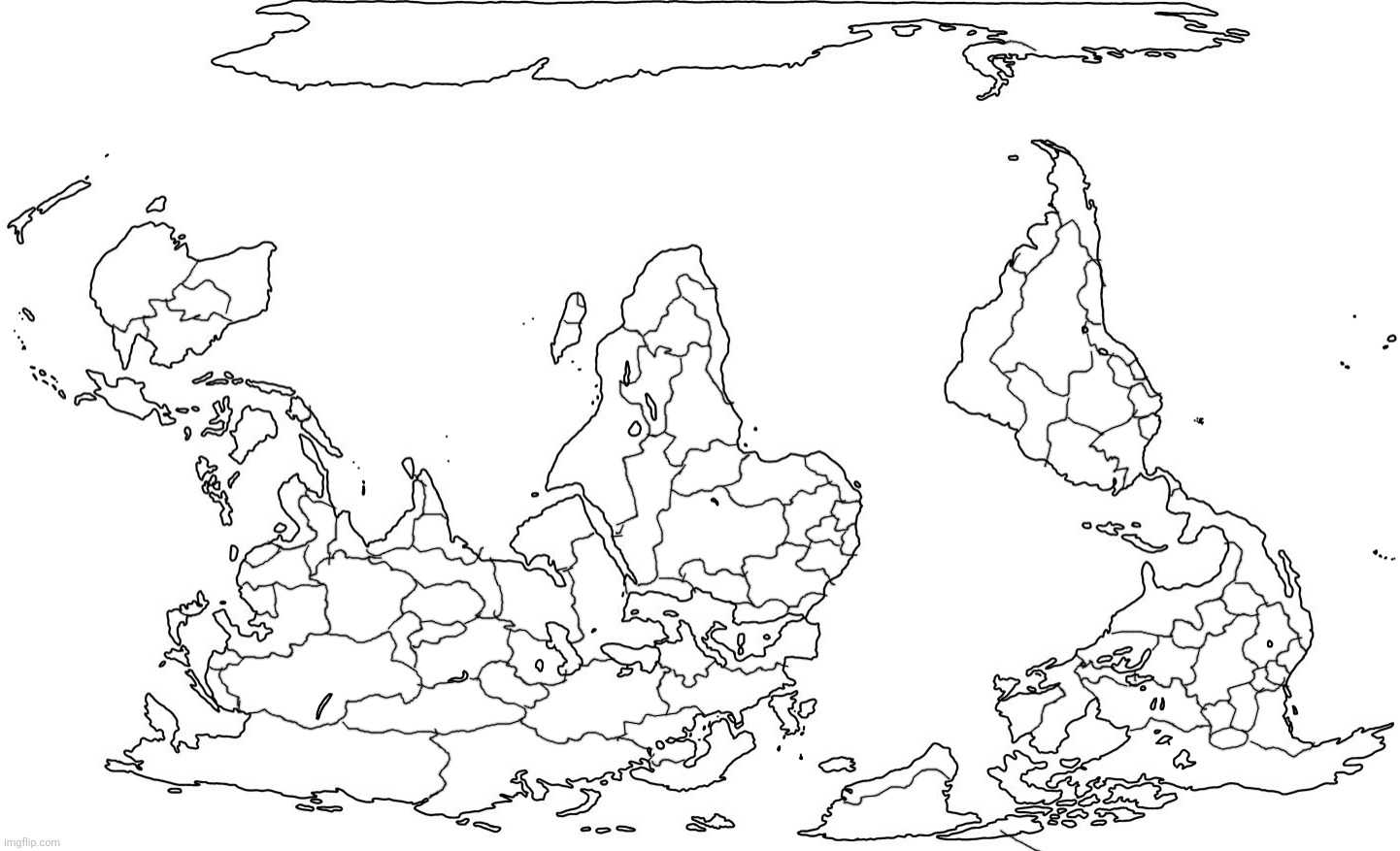 World Map Blank | image tagged in world map blank | made w/ Imgflip meme maker