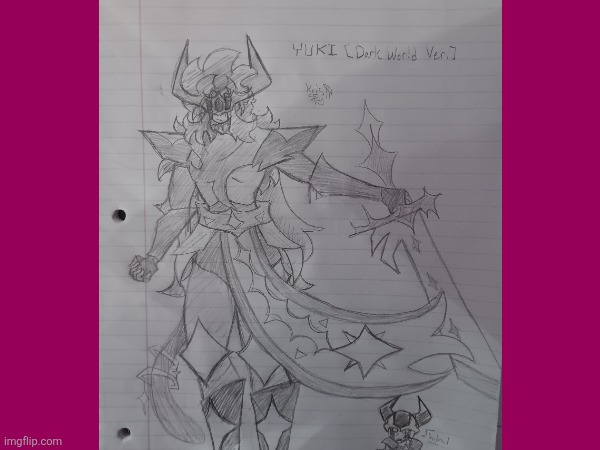 Sorry I haven't posted here anymore, I didn't really have anything to update until now. Oh yeah here's Yuki but in deltarune | made w/ Imgflip meme maker