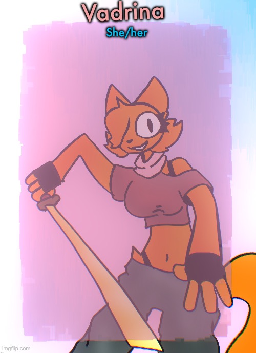 Vadrina announcement template (drawing by Doodle_boi) Blank Meme Template