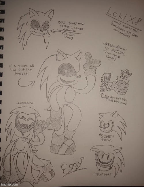 Loki X (male), slightly taller than Sonic | made w/ Imgflip meme maker