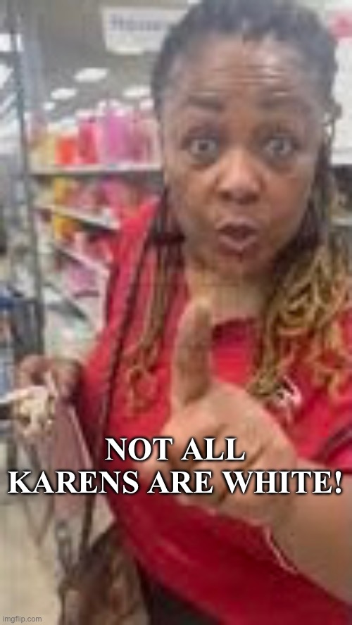 NOT ALL KARENS ARE WHITE! | made w/ Imgflip meme maker