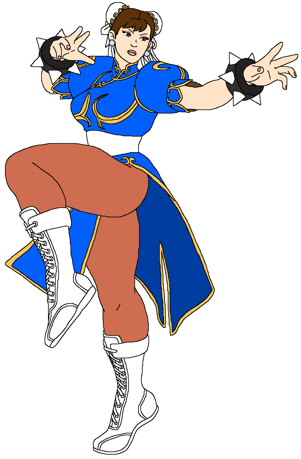 Guests: Chun-Li Blank Meme Template