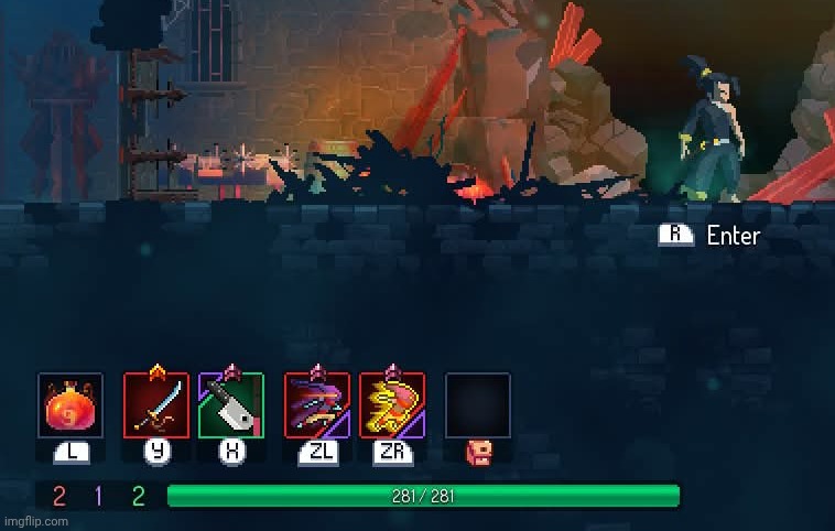 Time for a Katana Zero run in Dead Cells | made w/ Imgflip meme maker