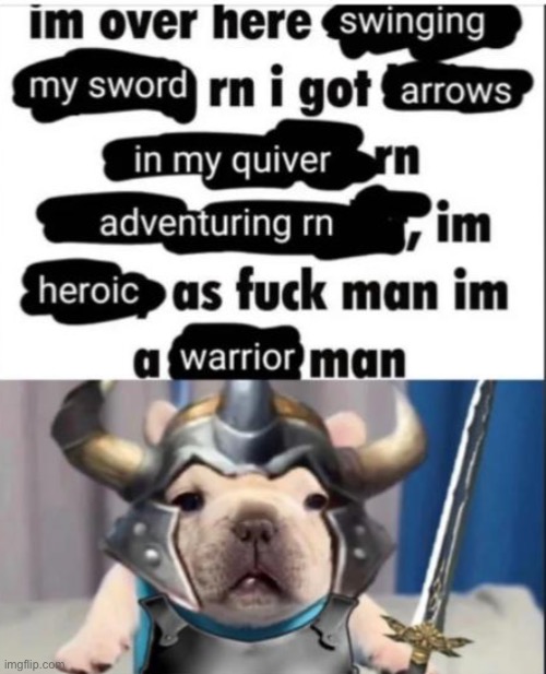 Warrior wunk | image tagged in bro is going to ranni lmao,silly ass simp,elden ring,memes,shitpost | made w/ Imgflip meme maker