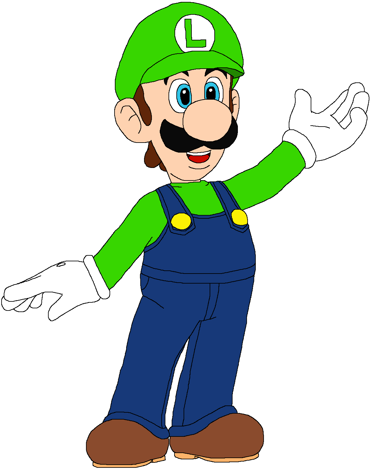 Guests: Luigi Blank Meme Template