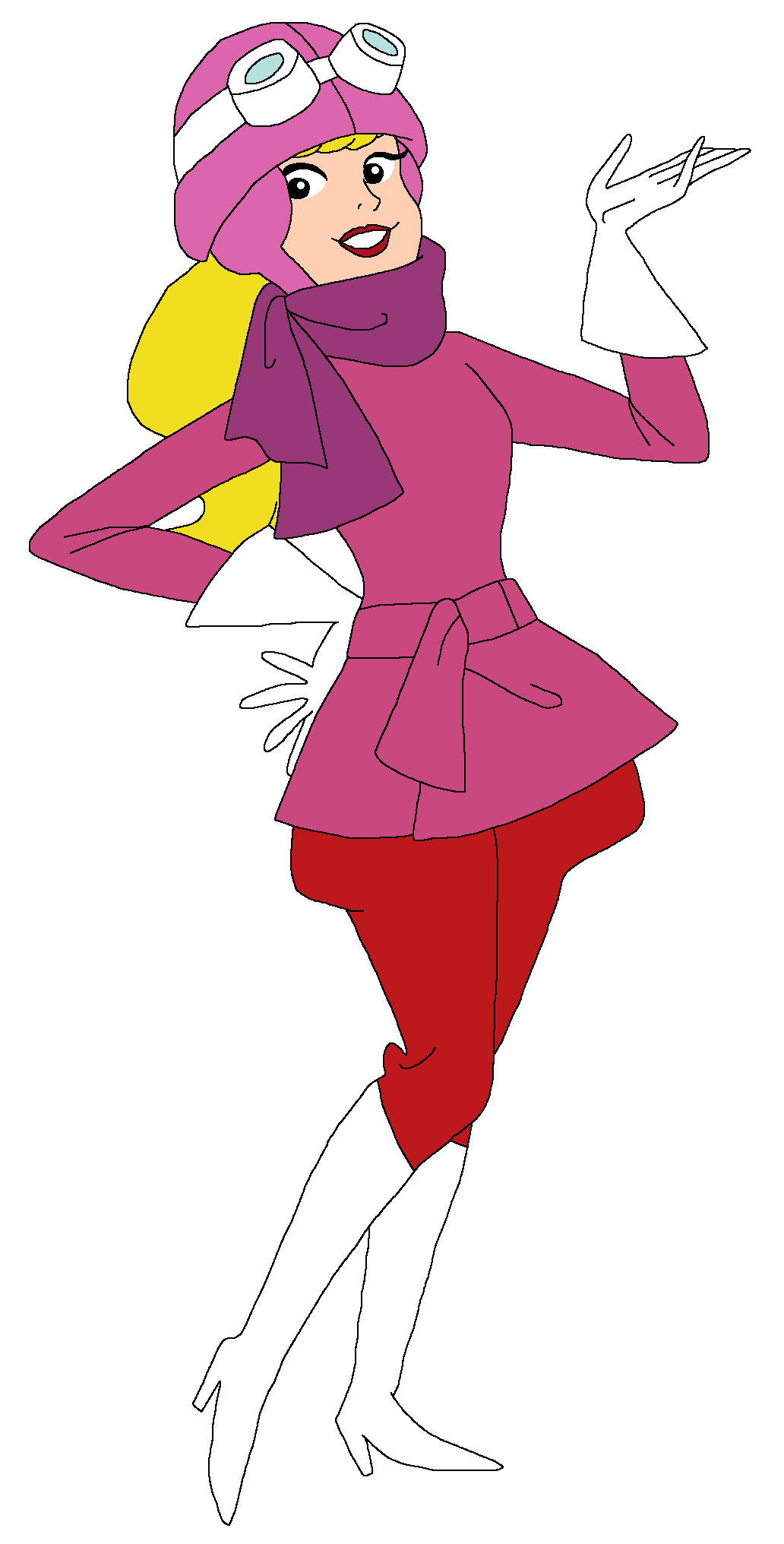Penelope Pitstop (Nostalgia outfit) Blank Meme Template