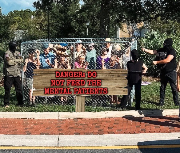 Some Boomers haven't left the 60s yet | DANGER: DO NOT FEED THE MENTAL PATIENTS | made w/ Imgflip meme maker