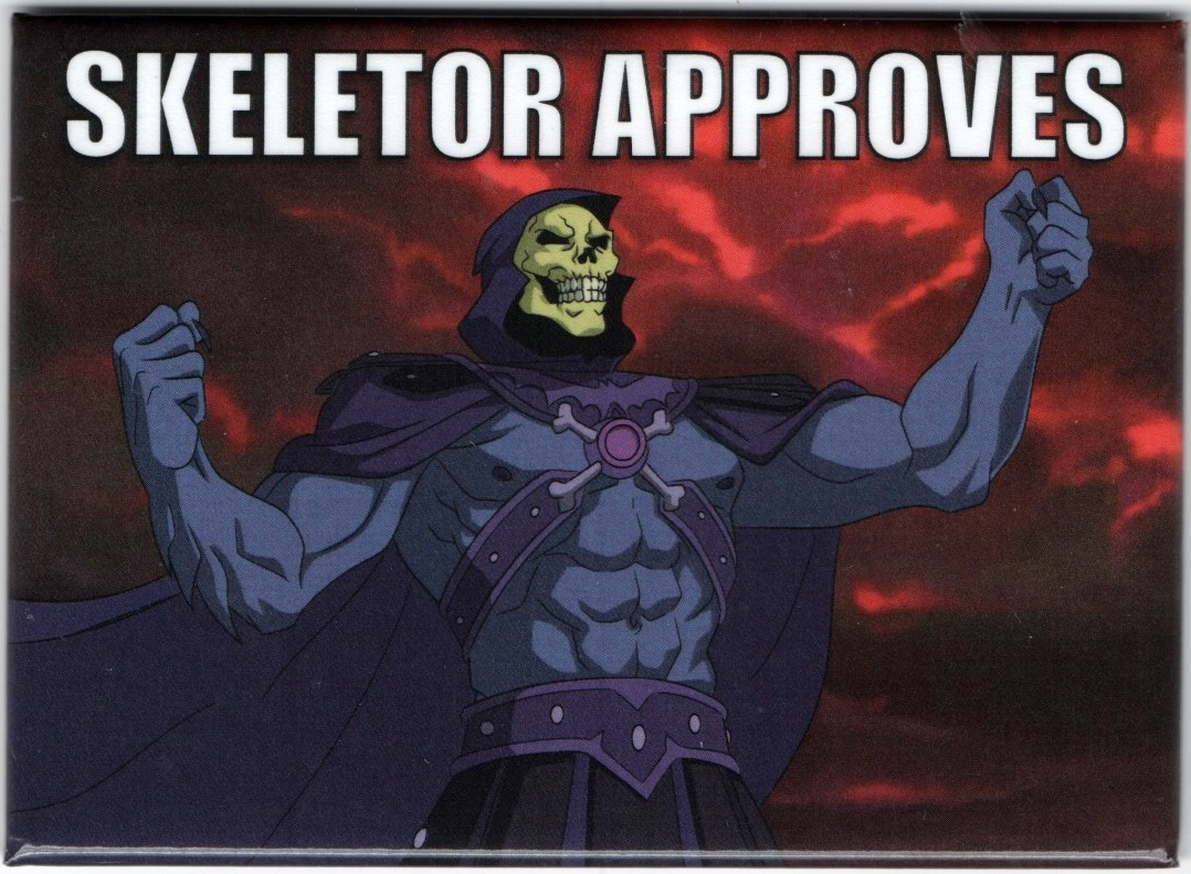 Sekeletor Approves Blank Meme Template