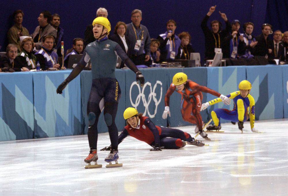 Australian Speed Skater Blank Meme Template