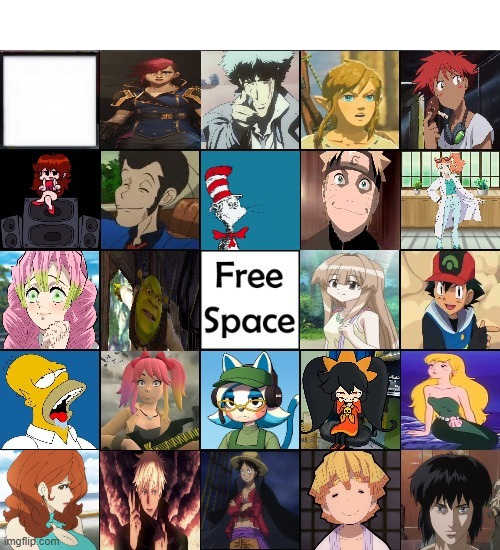 bingo 3 Blank Meme Template