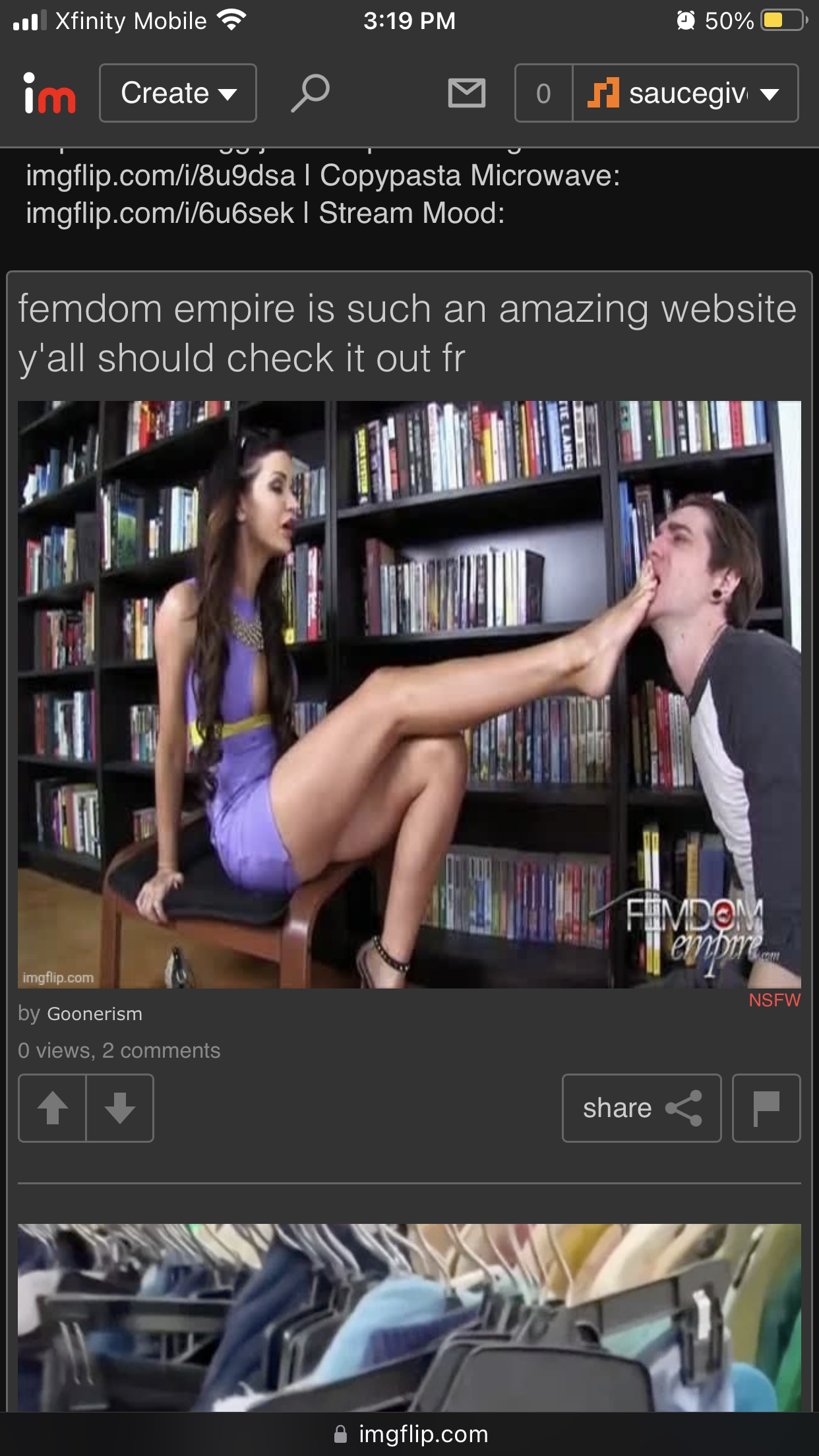 goonerism Blank Meme Template