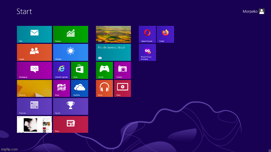 who tf turned my computer into windows 8 | made w/ Imgflip meme maker