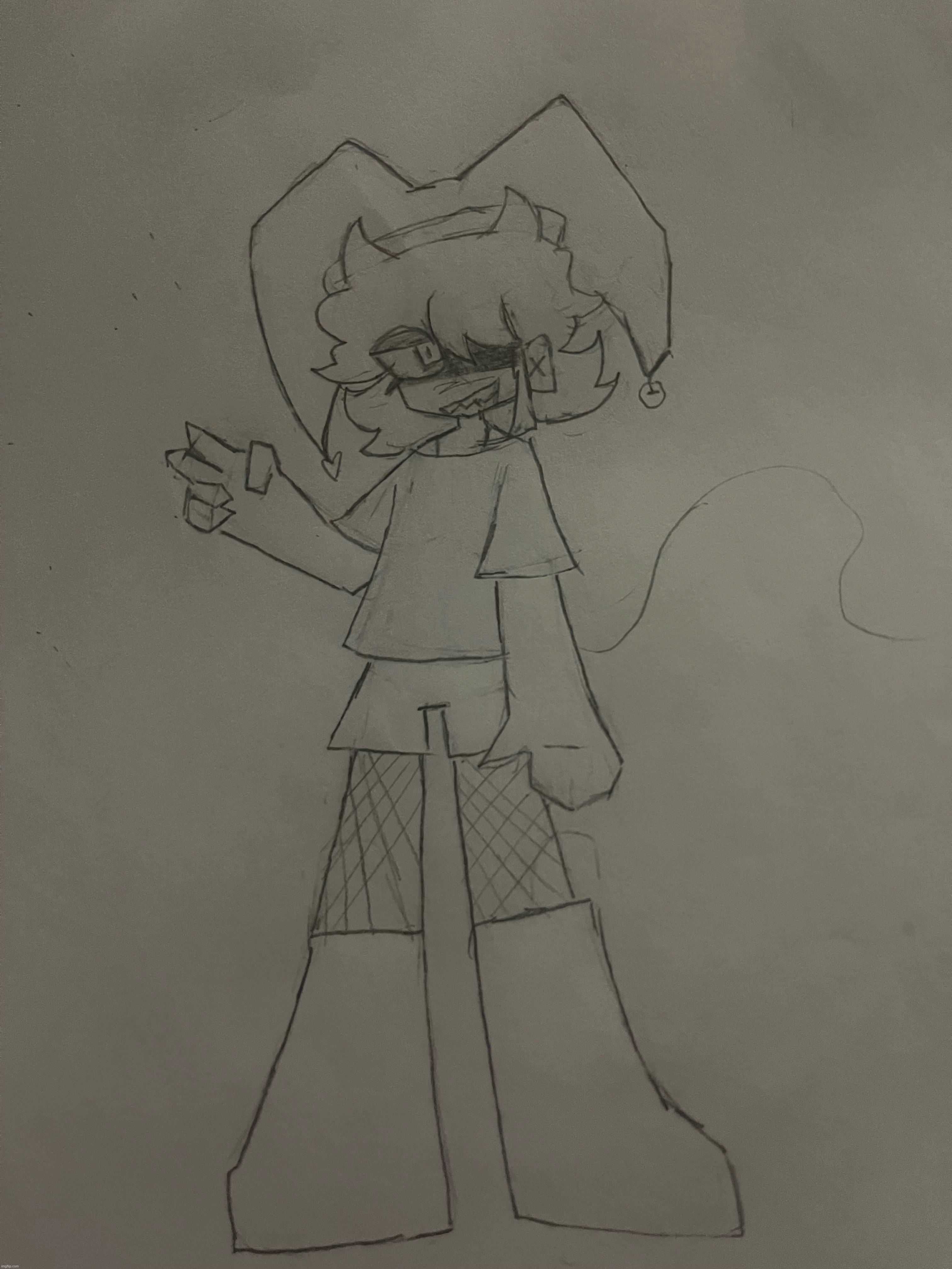 hi. this is one of our new personas. their name is June/Void. | made w/ Imgflip meme maker