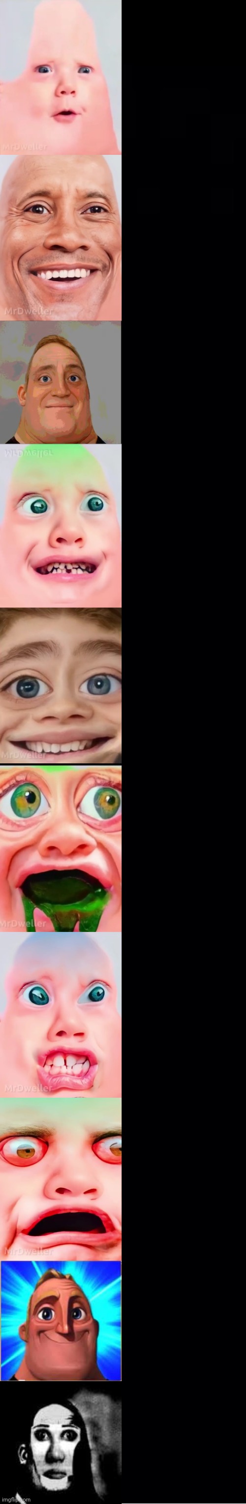 MrLucky template (Part 1) | image tagged in mrdweller phase 0,mrdweller phase 0 5,mr incredible phase 2,mrdweller phase 3 5,mrdweller phase 3,mrdweller phase 6 | made w/ Imgflip meme maker