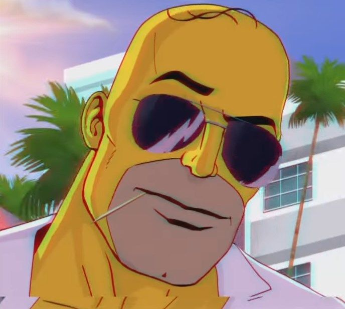 Homero guapo handsome Blank Meme Template