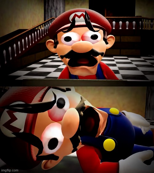 image tagged in mario dies | made w/ Imgflip meme maker