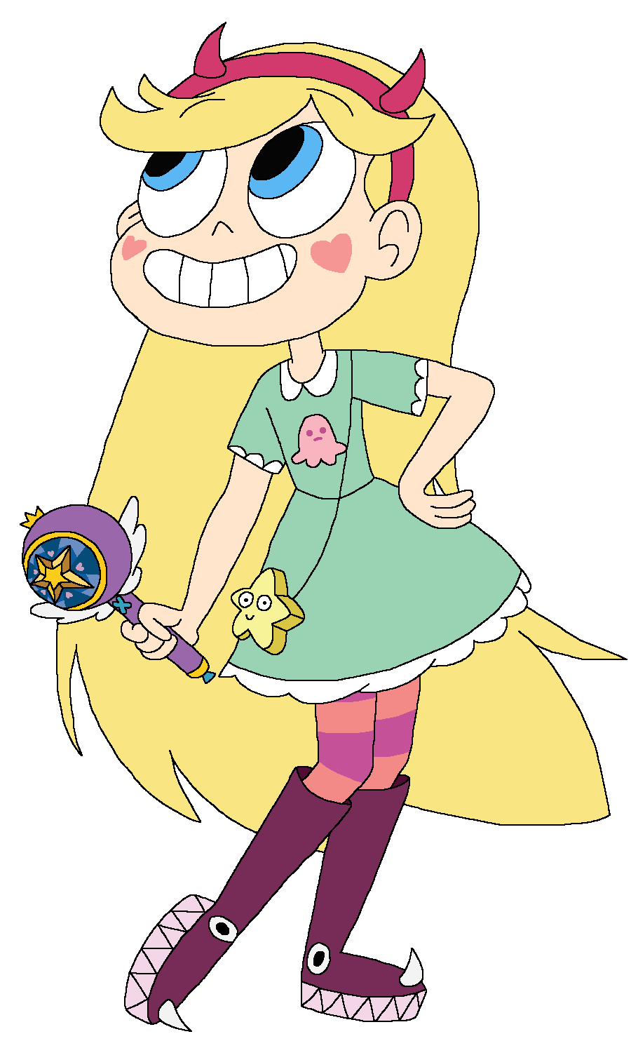Star Butterfly Blank Meme Template