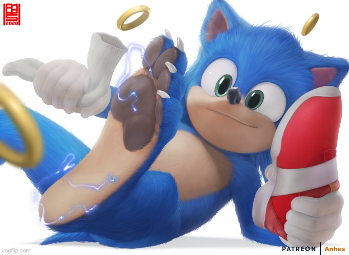 Sonic Foot | image tagged in sonic foot | made w/ Imgflip meme maker