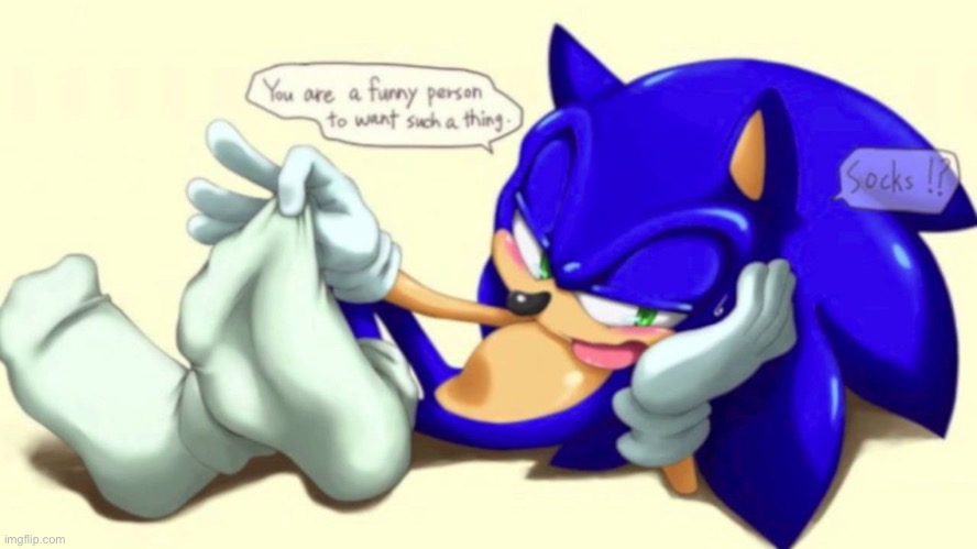 Sonic socks | image tagged in sonic socks | made w/ Imgflip meme maker