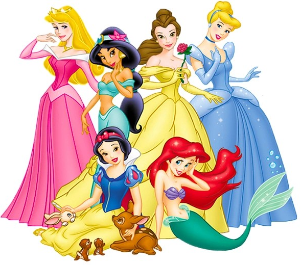 The Six Main Princesses Blank Meme Template