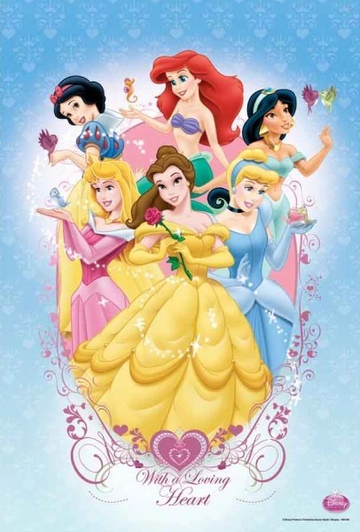Six Main Disney Princess Blank Meme Template