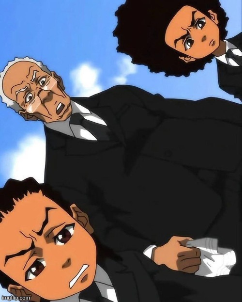 image tagged in the boondocks | made w/ Imgflip meme maker