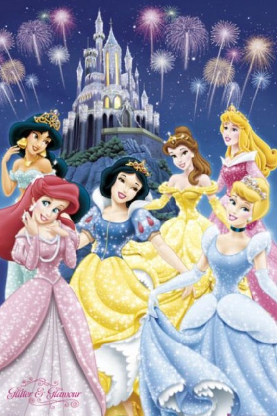 Six Main Disney Princesses Blank Meme Template