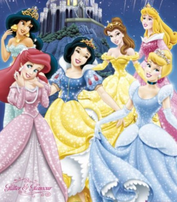 Six Main Disney Princess Blank Meme Template