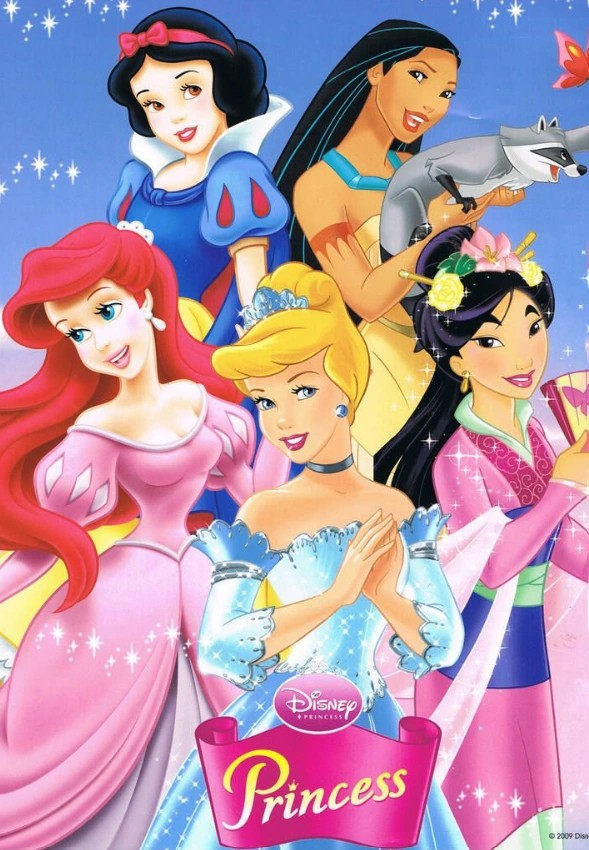 Snow White Cinderella Ariel Pocahontas and Mulan Blank Meme Template
