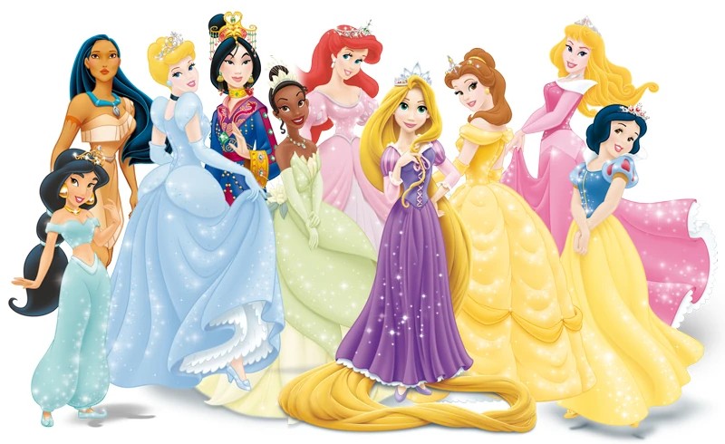 Disney Princesses Wearing Tiara Blank Meme Template