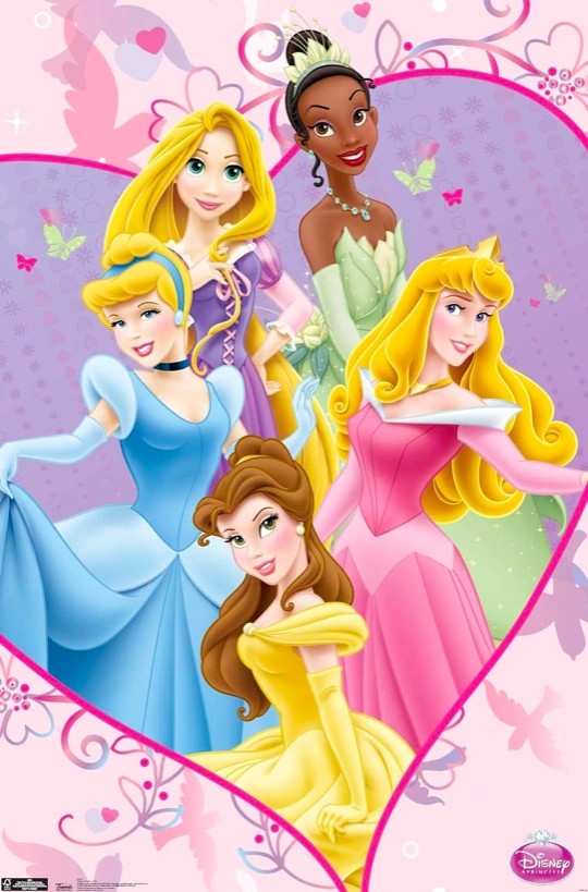 Cinderella Aurora Belle Tiana and Rapunzel Blank Meme Template