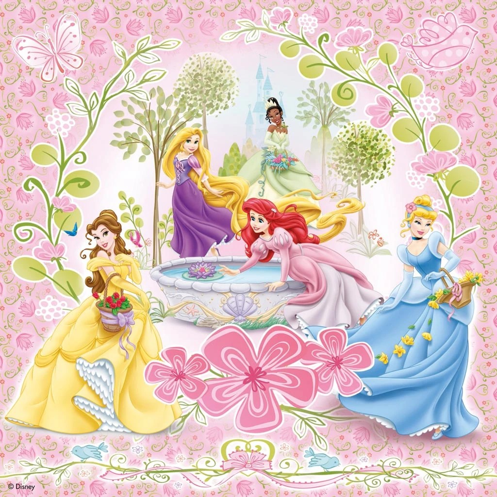 Cinderella Ariel Belle Tiana and Rapunzel Blank Meme Template