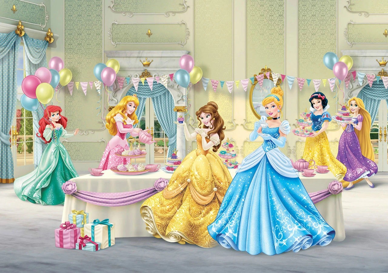 Disney Princesses Having a Party Blank Meme Template