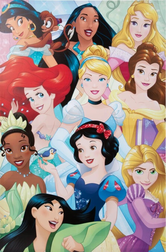 Disney Princesses Poster Blank Meme Template