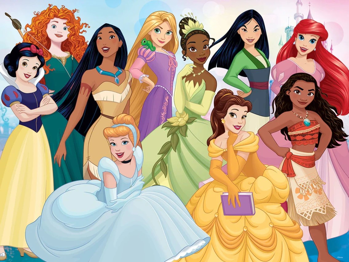 Disney Princesses Wallpaper Blank Meme Template