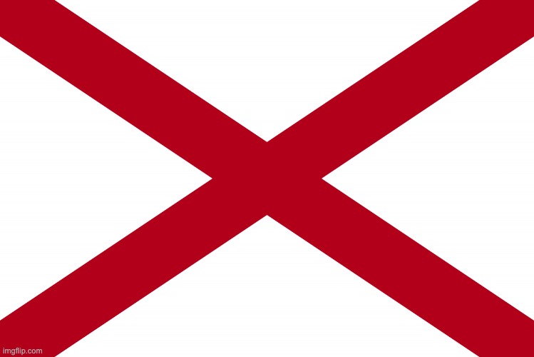 Alabama State Flag | image tagged in alabama state flag | made w/ Imgflip meme maker