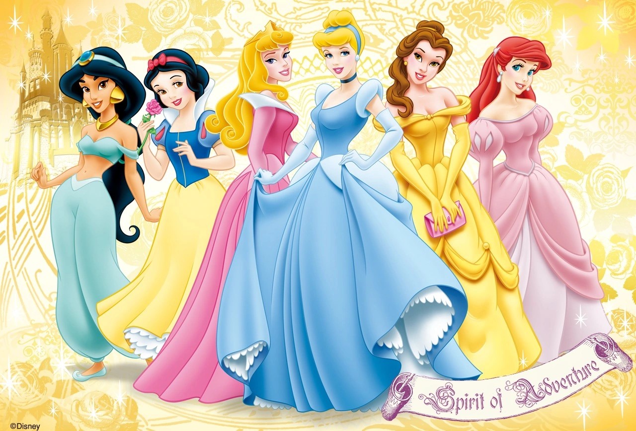 Disney Princess Original Six Blank Meme Template