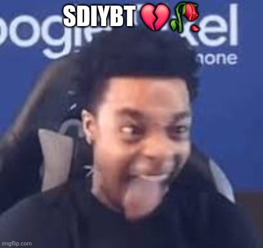 FlightReacts Tongue out | SDIYBT 💔🥀 | image tagged in flightreacts tongue out | made w/ Imgflip meme maker
