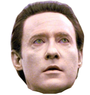Lt Commander data Blank Meme Template