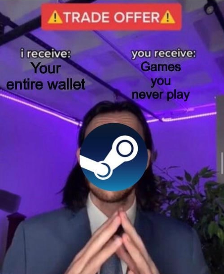 steam meme Blank Meme Template