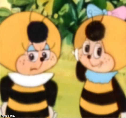 Cococinel Levallois & Bambee the bee sisters | image tagged in cococinel,twins,bees,cute | made w/ Imgflip meme maker