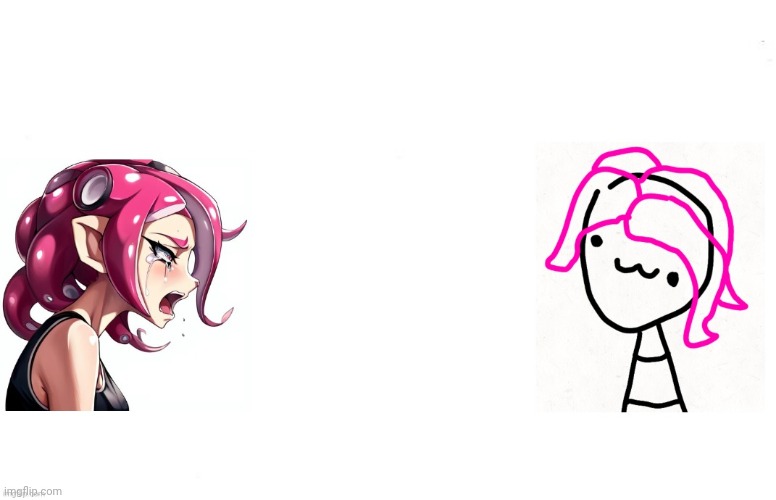AI art vs Hand Drawn art: | image tagged in ai art vs hand drawn art | made w/ Imgflip meme maker
