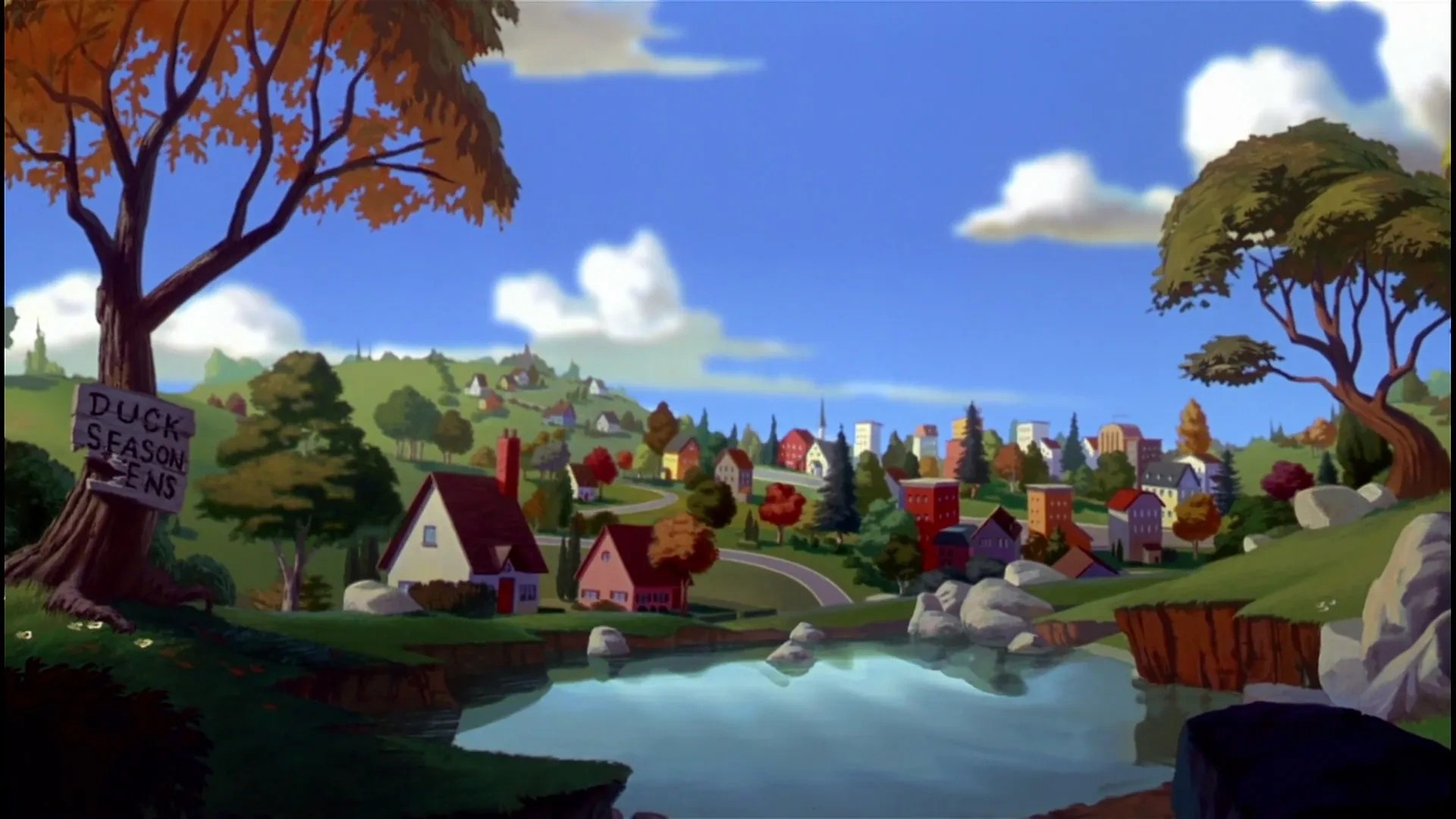 Looney Tune Land Blank Meme Template