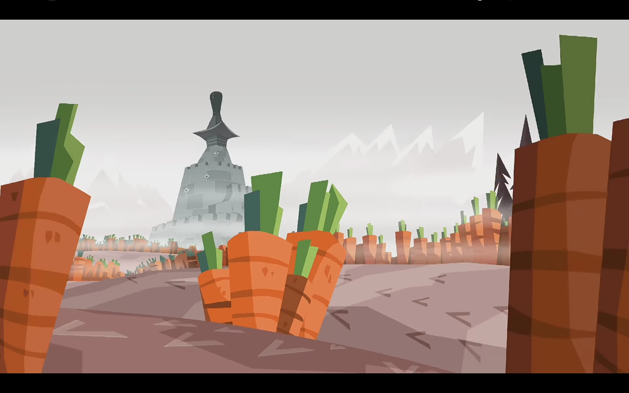 Carrot Forest From Rabbit Castle Blank Meme Template