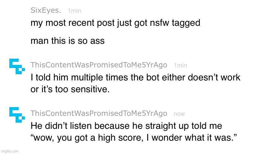 Andrew, fix the bot. It does not work. | made w/ Imgflip meme maker